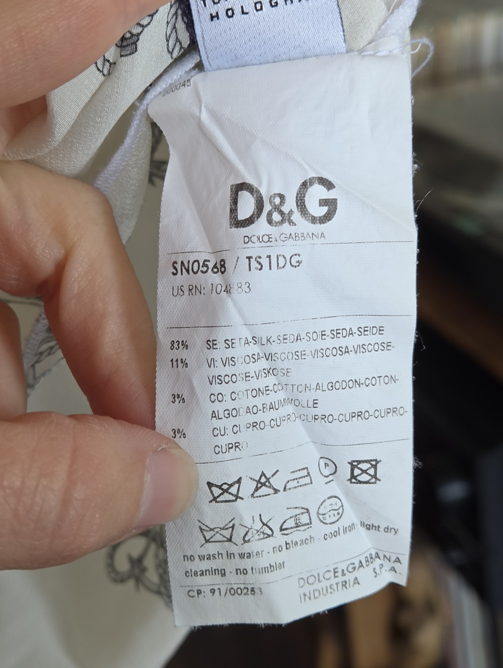 Dolce & Gabbana Nautical-Print Silk Racerback Tank - Picture 11 of 12